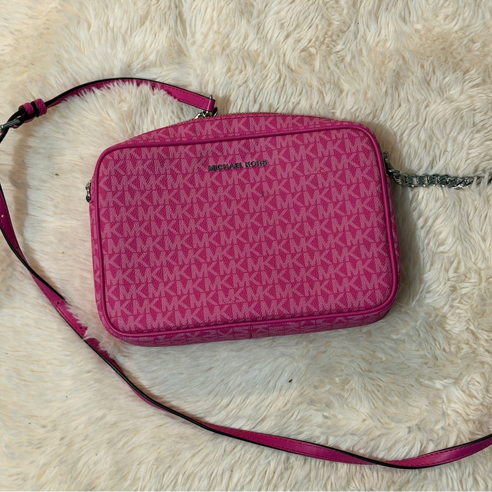 Michael Kors Fuchsia Crossbody Bag